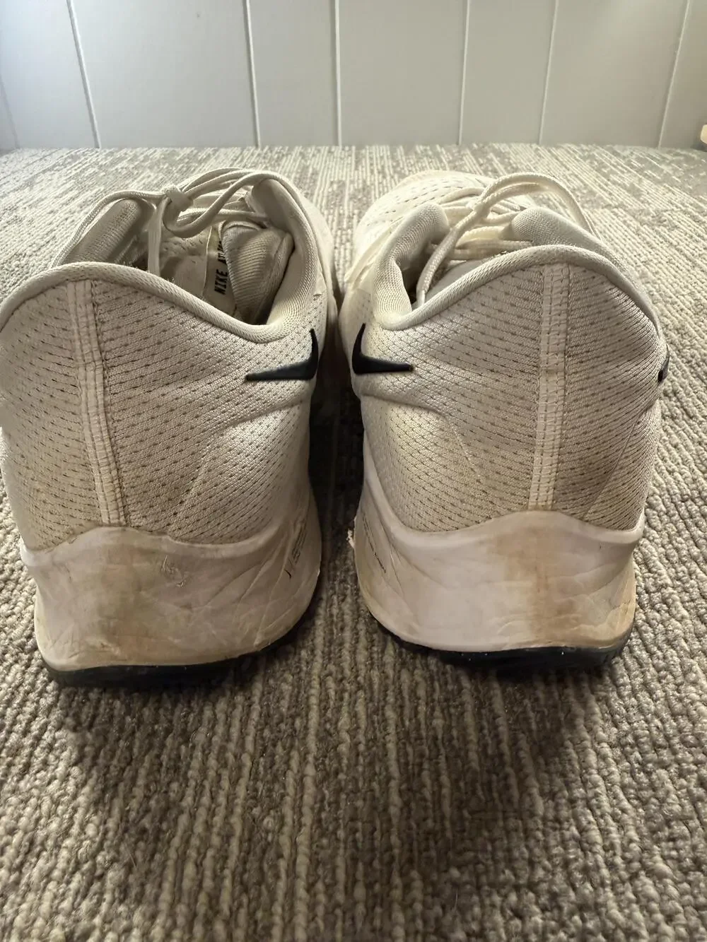 Nike Shoes Mens Size 14 White Mesh Road Running Athletic Sneakers CZ1893-100